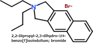 CAS#2,2-Dipropyl-2,3-dihydro-1 H-benzo[f]isoindolium; bromide